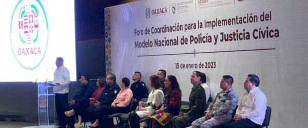 El Presidente Municipal Juan Carlos García Márquez asistió al Foro de Coordinación para la implementación del Modelo Nacional de Policía y Justicia Cívica