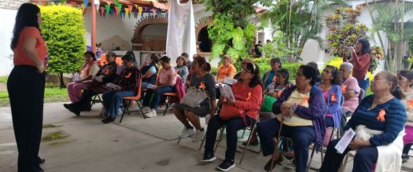 En conmemoración del Día Naranja la Instancia Municipal de las Mujeres de Santa Lucía del Camino llevó a cabo la plática «Violentómetro»